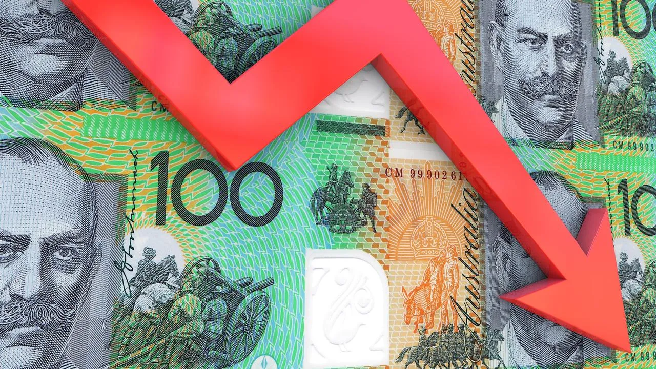 Aussie Dollar Down